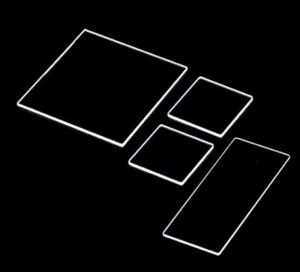 1-10pcs 1mm*10mm-100mm Ultraviolet JGS1 Silica Quartz Glass Square Sheets Plate - Picture 1 of 1