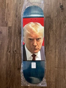 Pocket Pistols Mugshots MAGA President Donald Trump Mugshot Skateboard Mug Shot - Picture 1 of 6