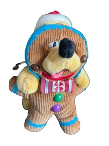 Disney Theme Park Edition Bean Bag Pluto Christmas 2003 Walt Disney World NWT - Photo 1/8