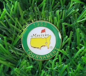 1963 Masters Commemorative Golf Ball Marker Jack Nicklaus 1st of 6 Masters - Picture 1 of 2