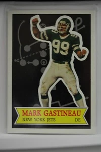 Mark Gastineau 1984 Topps #21 edición de coleccionista New York Jets casi nuevo-como nuevo - Imagen 1 de 2