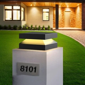 Stainless Steel Outdoor Column Lights, Outdoor Post Lights,12V&110-240V Hard ... - Picture 1 of 8