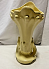 McCoy Pottery 1946 Vintage Mid Century Modern Art Pottery Yellow Swan Vase 274