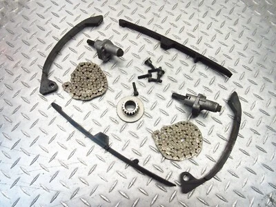 2004 04-06 Suzuki Vstrom 650 DL650 OEM leva cadenas de distribución tensores guías lote Foto 1 de 4