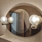 groer Marken Spiegel mit Beleuchtung Bad Badspiegel bicolor 2 in 1 Spiegel