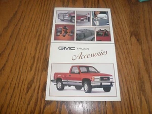 Folleto de ventas de accesorios para camionetas GMC de finales de los 80 y principios de los 90 - De colección - Imagen 1 de 5