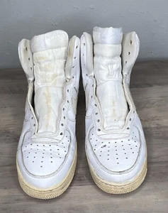 Nike Air Force 1 High '07 Men Size 8.5 Basketball Shoes 315121-115 Triple White - Picture 1 of 9