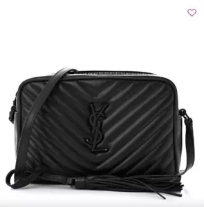 Saint Laurent Lou Black Quilted Leather Camera Bag - Picture 1 of 20