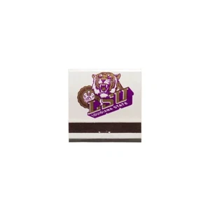 RÉPLICA DE TIGRES MATCH SOUTH LSU VINTAGE BLANCO MATCHBOOK MINI IMPRESIÓN - Imagen 1 de 1