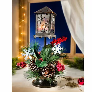 NEU! Weihnachtslaterne, Teelicht Kerzenhalter voll verziert! - Bild 1 von 4