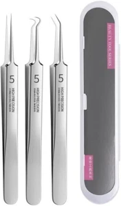Professional Facial Blackhead Remover Tweezers,Extractor Acne Removal Kit Pimple - Picture 1 of 12