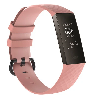Pulsera clásica de repuesto para rastreador de actividad Fitbit Charge 3 SM LG Foto 1 de 4
