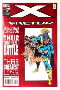 X-Factor Red Foil Double Size Embossed Cardstock 100th Issue 1994 Marvel - Picture 1 of 2