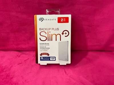 Seagate Backup Plus Slim 2 TB External Portable Hard Drive for MAC STDS2000306 - Image 1 of 4