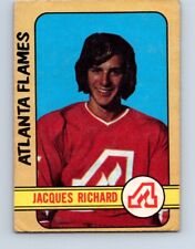 VINTAGE HOCKEY CARD OPC 1972 ATLANTA FLAMES JACQUES RICHARD ROKIE CARD  NO161