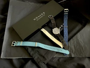 Nomos Club Campus Blue Purple 38mm - VGC - Timekeeping & power reserve in spec - Picture 1 of 8