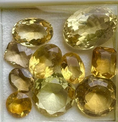 Finest 79.47 Ct Natural Mixed Cut Golden Madeira Citrine Loose Gemstone Brazil - Image 1 of 4