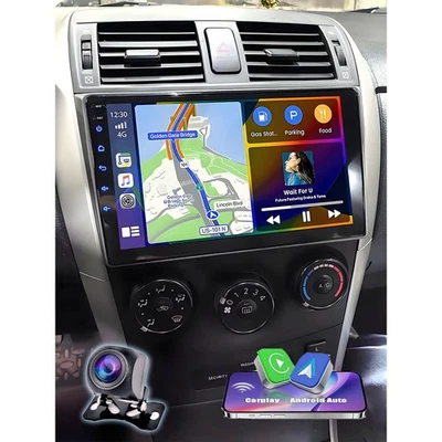 Apple CarPlay Car Stereo Para Toyota Corolla 2009-2013 GPS Android 13 Radio 32G - Image 1 of 4