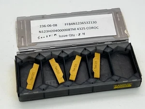 Sandvik N123H2-0400-0008-TM 4325 nuevos insertos de carburo - cantidad 4 - Imagen 1 de 2