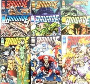 BRIGADE. NUMBER'S 0. 1. 4-5. 11. 13. 15. 18-19. (9 ISSUE 1993-1995 LOT). - Picture 1 of 19