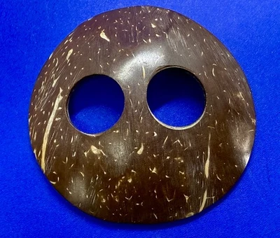 Bufanda redonda de madera pareo con cáscara de coco ambiente hippy hebilla de cinturón Foto 1 de 4