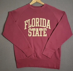 Vintage Florida State Seminoles Sweater Men's Medium Red NCAA Knights Apparel - Picture 1 of 13