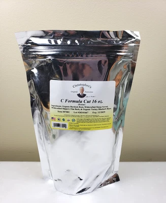 🌻 Dr Christopher's Orginal Formulas ~ C Formula Cut (ESSIAC) Detox bolsa de 16 oz Foto 1 de 2