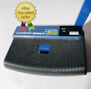 Adaptateur réseau USB sans fil LINKSYS (WUSB54G) Speed Booster Ver.4 - Photo 1/14