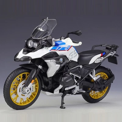 1:12 2018 BMW	R1250 GS Motorcycle Model Diecast Toy Car Boys Toys for Kids Gifts - Image 1 of 4