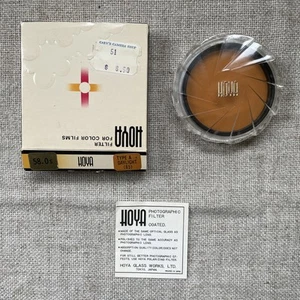 Vtg HOYA 58mm 85 Type A Daylight Warm Circular Filter Made In Japan - Picture 1 of 4