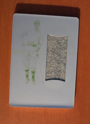 Rick Ferrell 2023 National Treasures game worn lg. jersey Printing Plate  1 /1 - Image 1 of 2