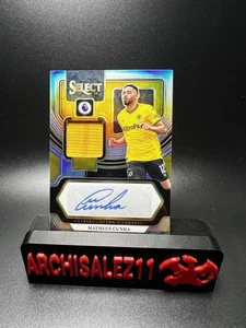 2023-24 Panini Select EPL Matheus Cunha Silver Patch Auto Autograph - Picture 1 of 5
