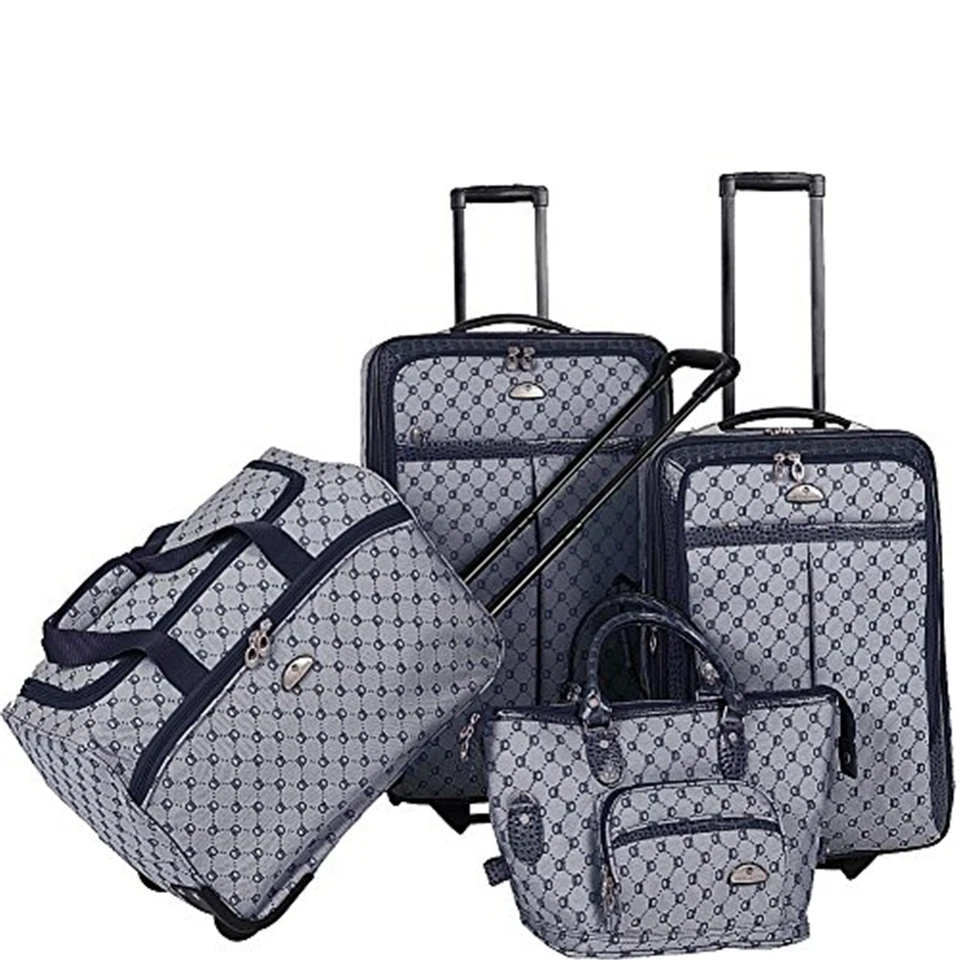American Flyer Signature 4-Piece Luggage Set Navy Luggage Set 4 Pc - Image 1 of 1