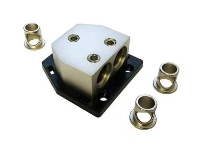 DB1020 1X0/4 Gauge to Dual 0/4 Gauge Output Ground Distribution Blocks DB1020 - Image 1 of 4