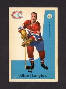 1959-60 PARKHURST  # 45  ALBERT LANGLOIS   26479 - Afbeelding 1 van 2
