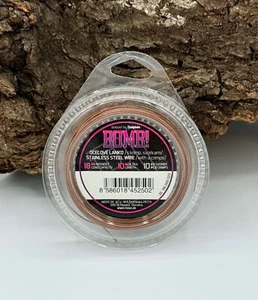 Delphin BOMB Stahlvorfach mit Crimps 7 Edelstahldraht 10m 18kg Quetschhülsen - Picture 1 of 3