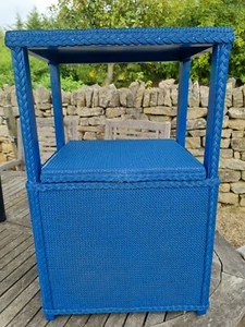 Upcycled Lloyd Loom Style Cabinet - Picture 1 of 8