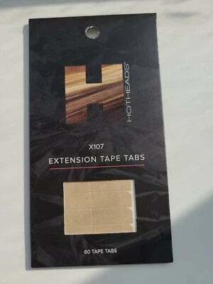 NUEVAS pestañas de cinta de repuesto de doble cara X107 ~ 60 piezas de HotHeads para extensión Foto 1 de 2