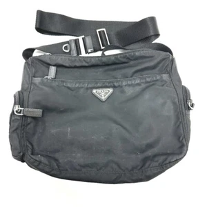 PRADA BT426T Shoulder Bag Shoulder Bag Shoulder Bag Nylon Black/SilverHardware - Foto 1 di 17