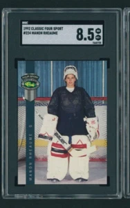 1992 Classic Four Sport Manon Rheaume ROOKIE RC #224 SGC 8.5 NM-MT+ - Picture 1 of 2