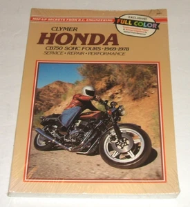 Manual de servicio Honda Cb750 Cb 750 Sohc Cb750f Cb750a 1969-1978 Clymer M341 - Imagen 1 de 4