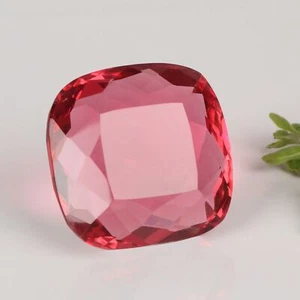 Large Pink Tourmaline 68.00ct Cushion Faceted Cut Loose Gemstone Gift for Women - Picture 1 of 5
