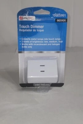 Control de lámpara atenuadora táctil blanca Utilitech 0025991 Foto 1 de 3