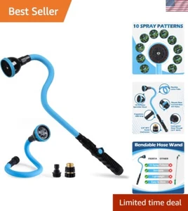 Watering Wand, 29" Bendable Garden Hose Wand with 10 Adjustable Spray Pattern... - Picture 1 of 9