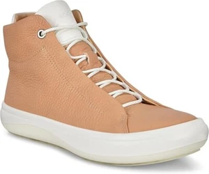 ECCO Kinhin High Top (Volluto/Shadow White) Lace up Casual Shoes, sz 10-10.5 - Picture 1 of 17