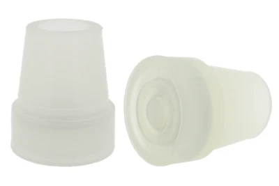 LIFESWONDERFUL Gehstock Gummifüße - Paar im Dunkeln leuchtende Stockspitzen Aderendhülsen 19 mm (3/4")