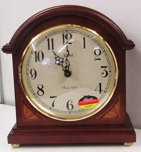 NEW HERMLE BARRISTER STYLE MANTLE CLOCK 22851-N92114 - Picture 1 of 3