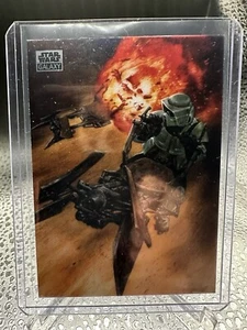 2024 Topps Chrome Star Wars Galaxy Biker Scout Down #38 - Picture 1 of 2