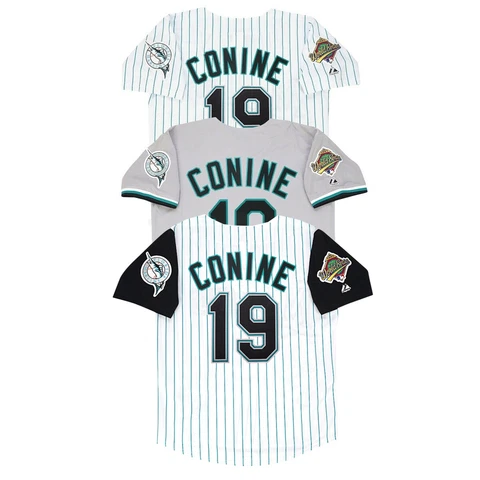Jeff Conine 1997 Florida Marlins Home Alt Road World Series Jersey Men's (S-3XL) Cover