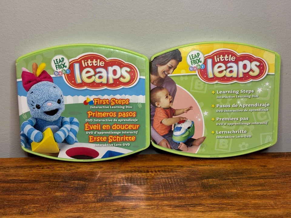 2 Leap Frog Baby Little Leaps First Steps & Learning Steps Interactive DVD Disc - Image 1 of 4